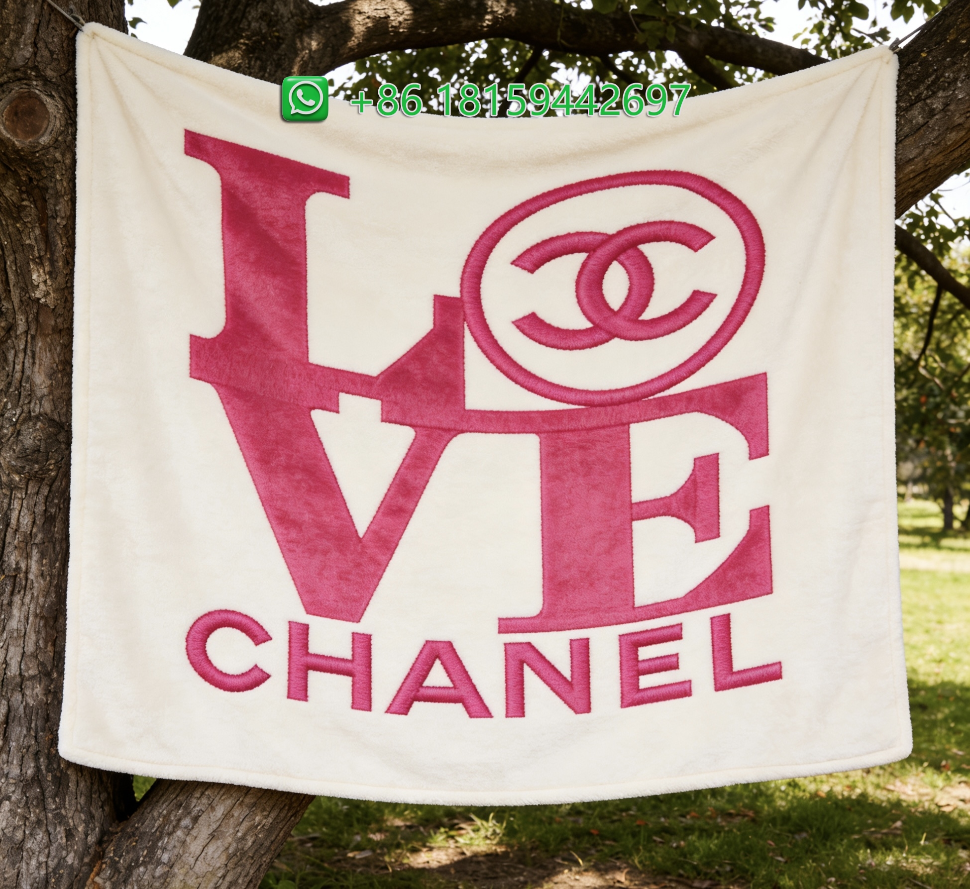 Chanel Throw Blankets